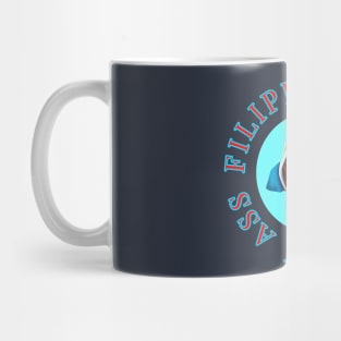 Filipino Nurse Cute Pitbull Medical Design Mug